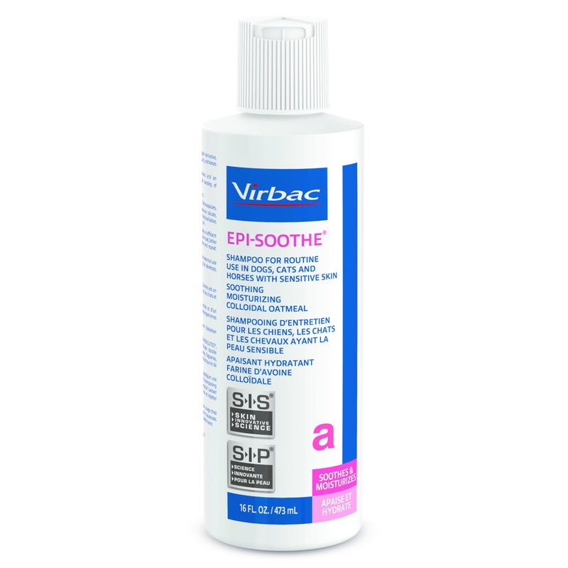 Virbac Epi-Soothe Pet Shampoo For Dogs, Cats & Horses (16 oz) - For Dry or Sensitive Skin - Image 4